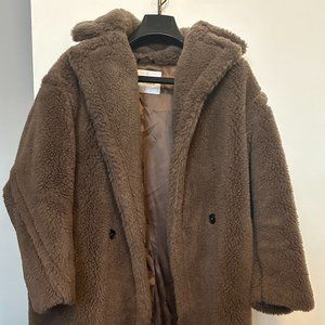MAX MARA - $3,690 GINNATA TEDDY BEAR "ICON" COAT XS